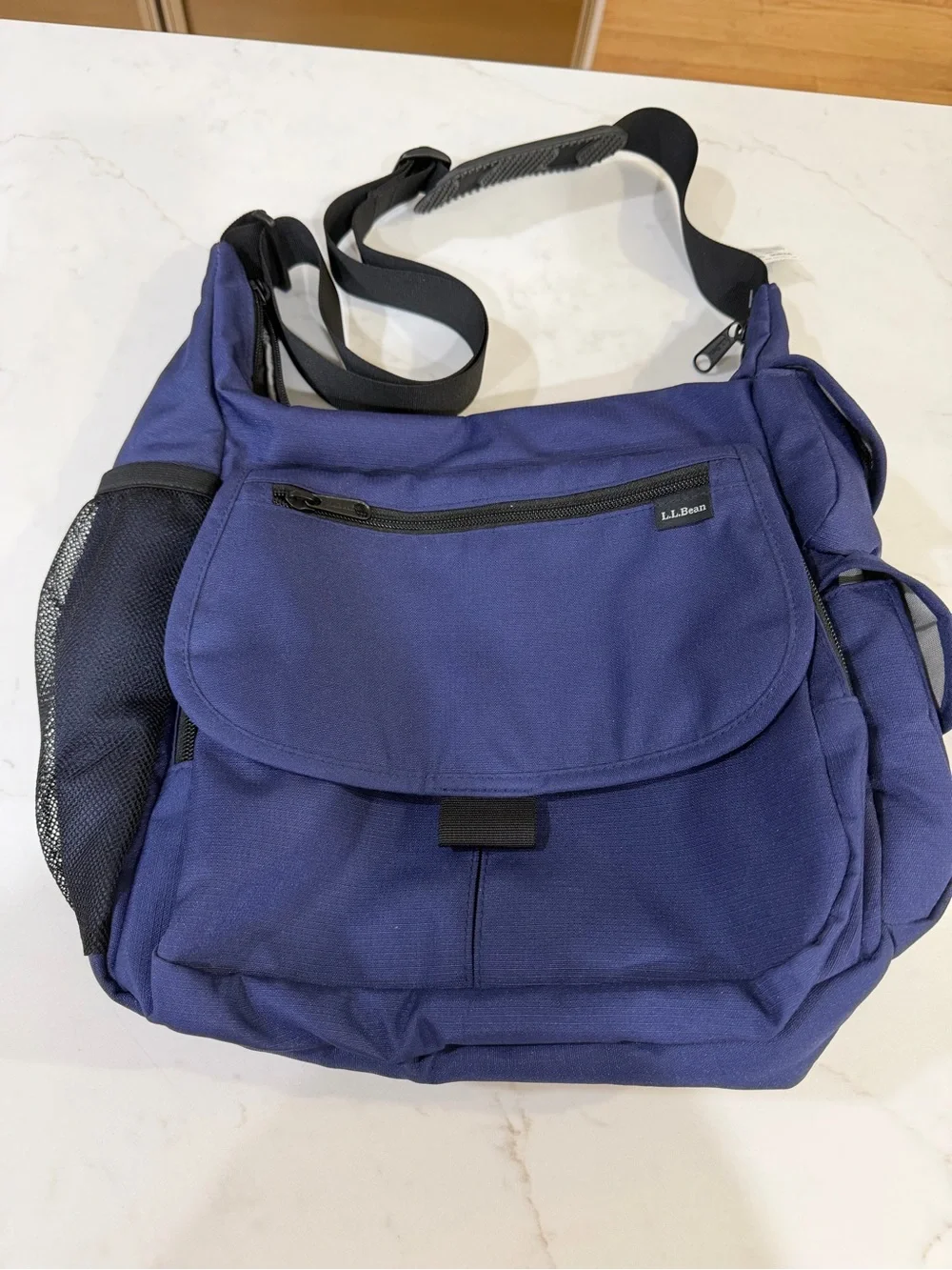 L.L. Bean Blue Men's Messenger Shoulder Bag
